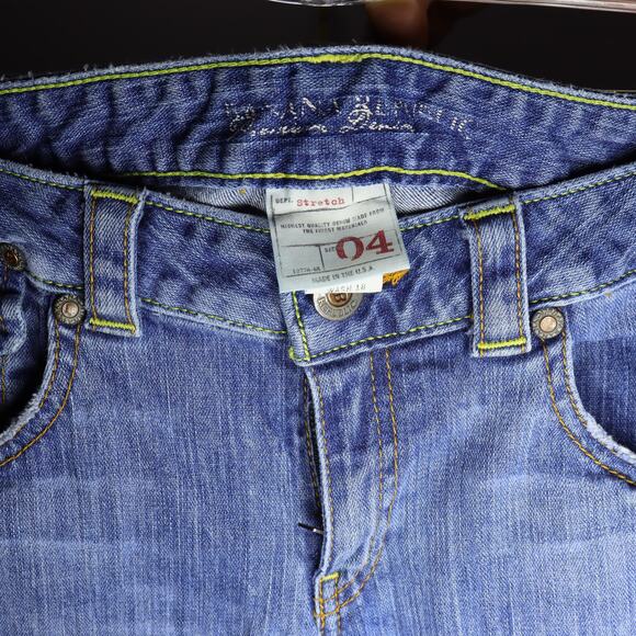 Banana Republic Bronson Stretch Jeans Size 4 Medium Wash Bootcut - Picture 6 of 6